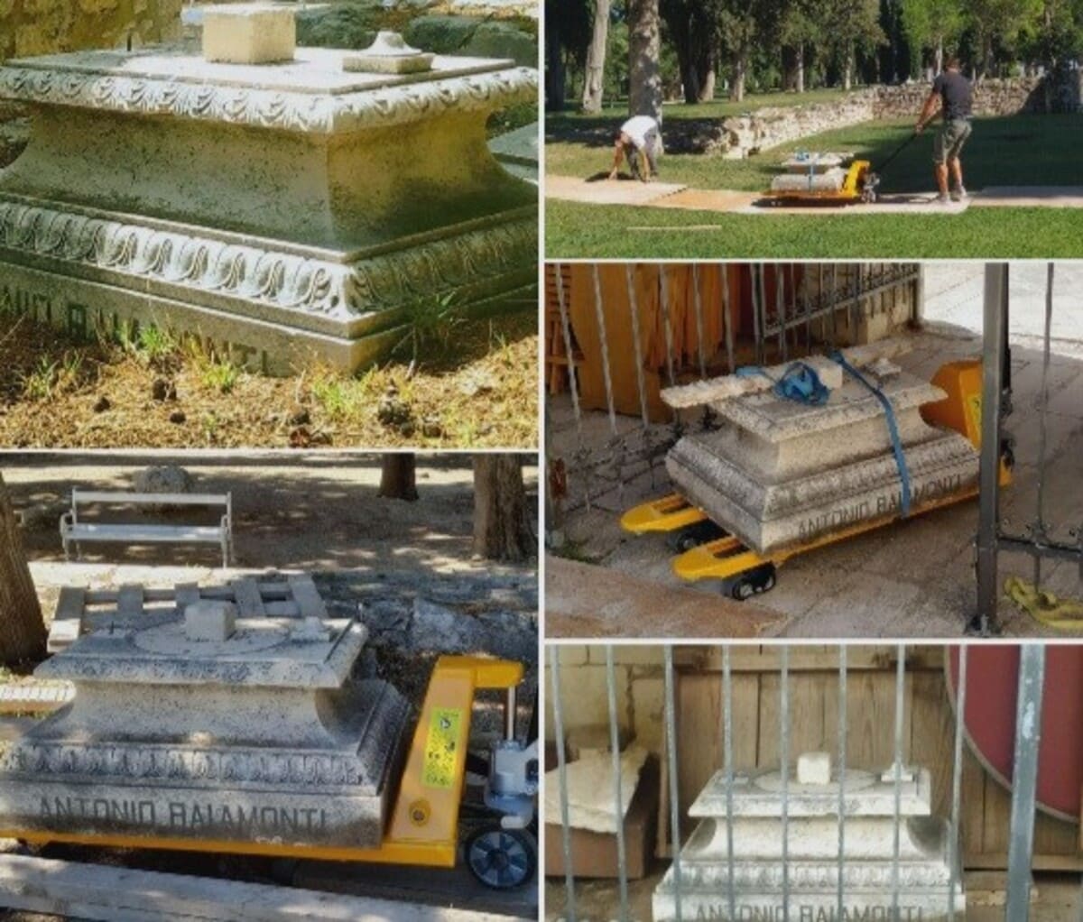 23. Fragment nadgrobnog spomenika Antonija Bajamontija prebačen u lapidarij