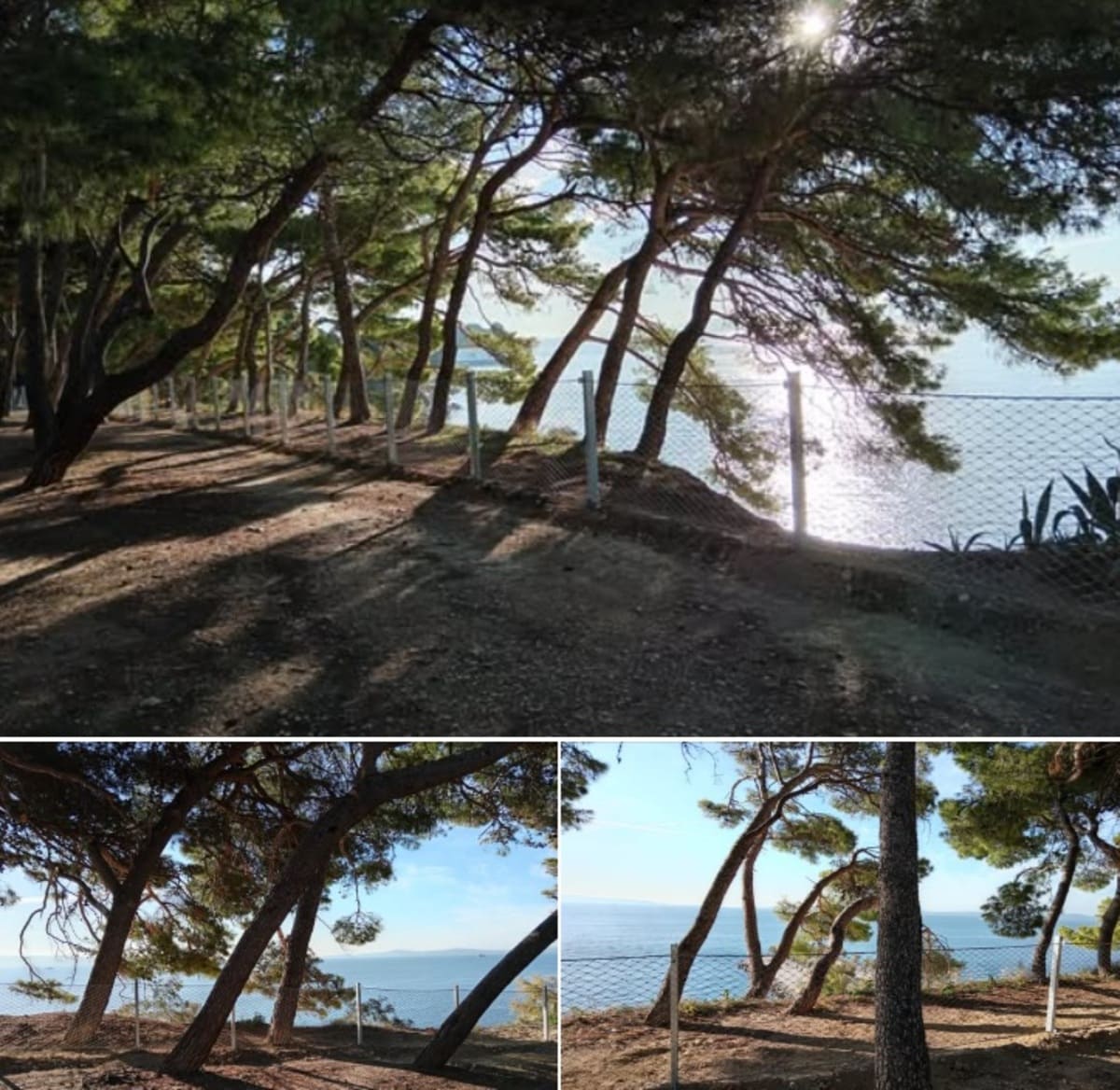 37. Iznad plaže Kaštelet postavljena zaštitna ograda