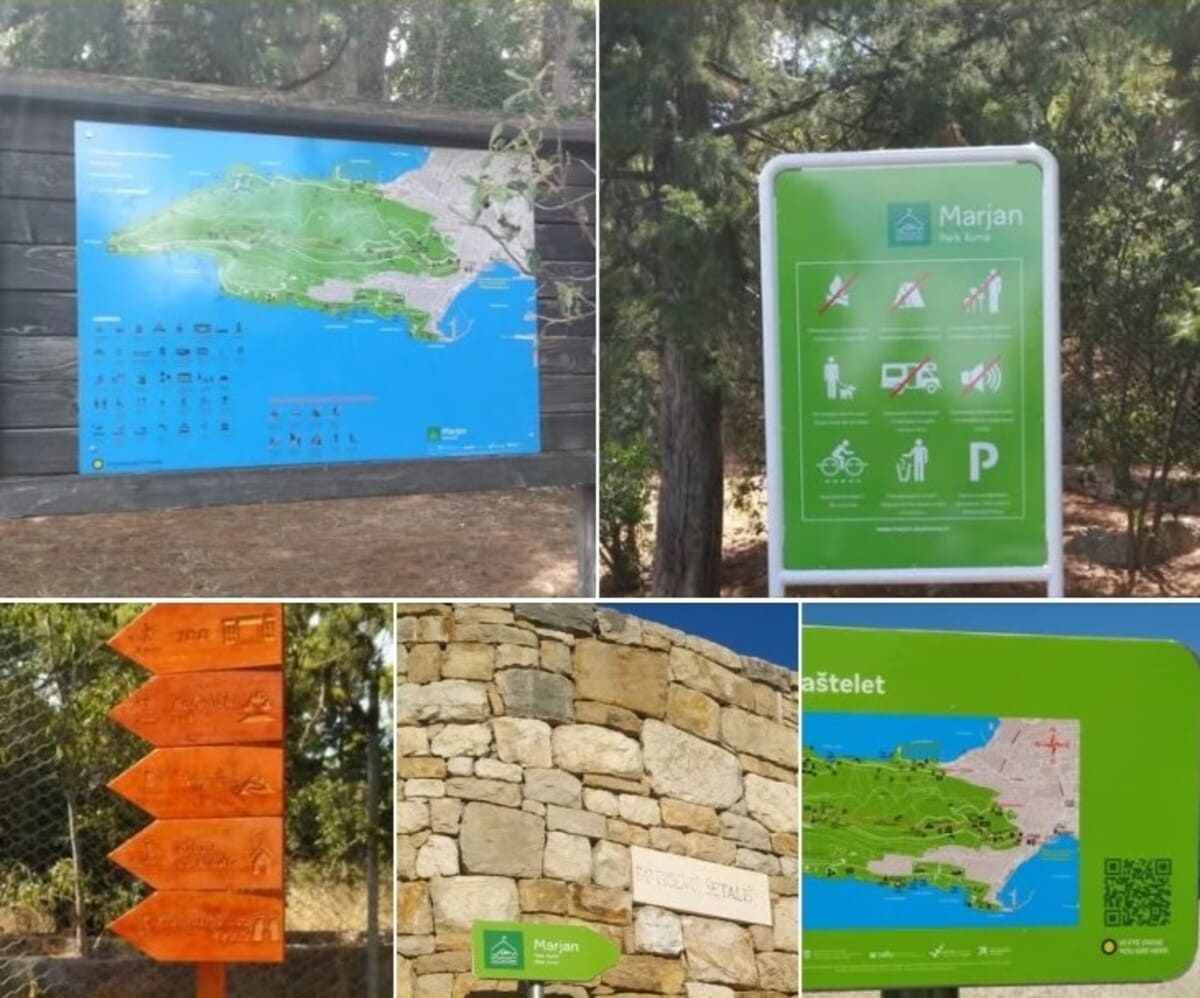 7. Postavljena nova signalizacija na granice i unutar obuhvata Park-šume Marjan